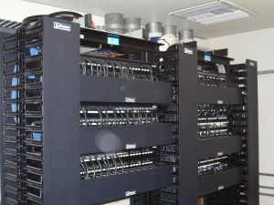 A properly wired data center would look like this.