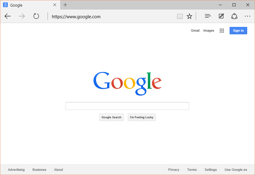 Google make Google the default search engine in Microsoft Edge