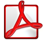 Adobe Reader icon on the taskbar