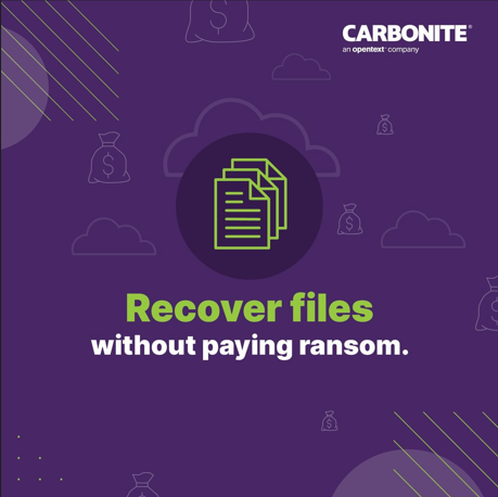 Carbonite is protecting businesses from ransomware.