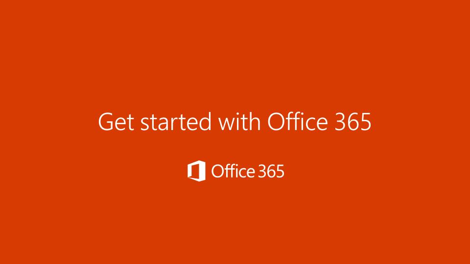 office 365 cloud email first steps
