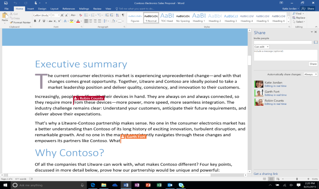 Office 365: Microsoft Word Co-Authoring